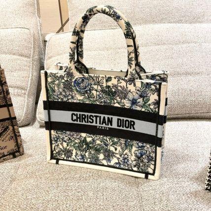 新作【DIOR】ディオール ブックトート スモール フラワー バッグ